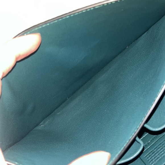 Coach Alie Shoulder Bag Colorblock Retro Teal Multi - Picture 13 of 16